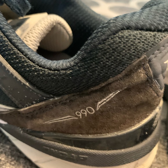 New Balance 990v5 grey/navy blue - size 8.5M - Picture 2 of 7